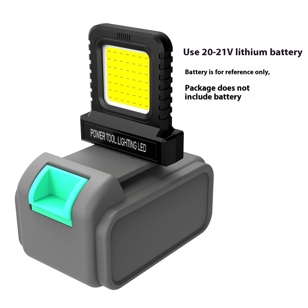 14W Work Light Power Tool Accessories Parts 21V For Makita For DeWALT For Milwaukee For Bosch For M18 Lithium Battery Work Lamp