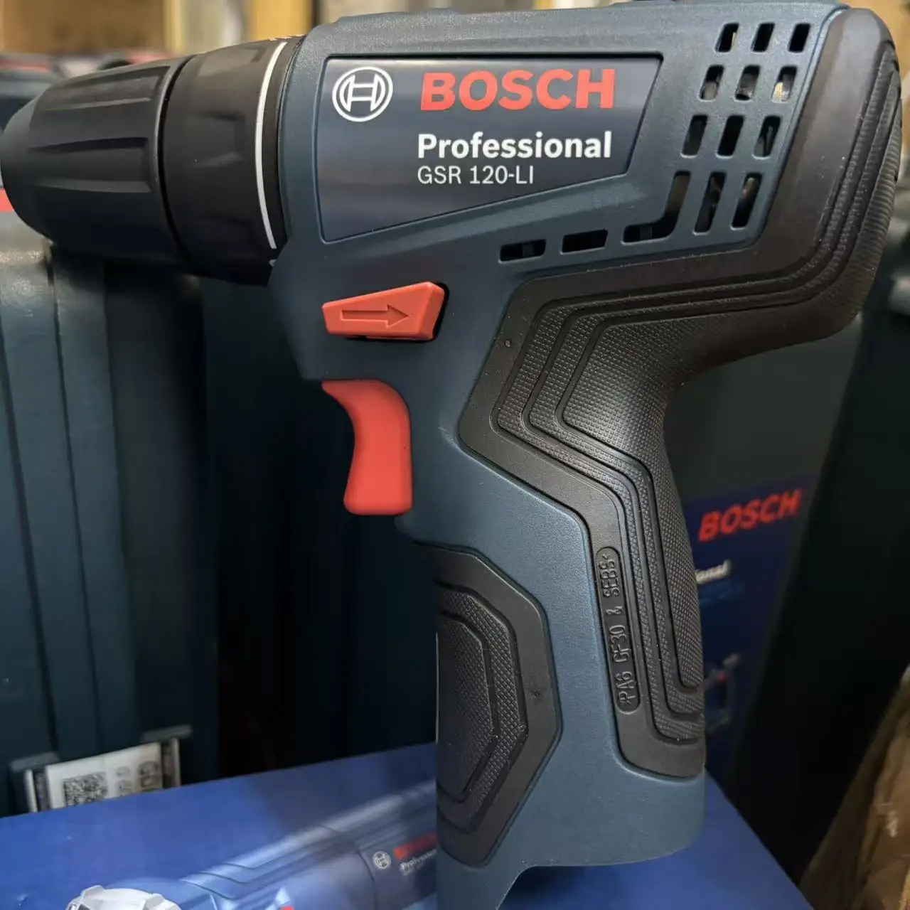Bosch GSR 120-LI 12V Battery Powered Hand Drill 3.0Ah Li-ion for Masonry Wood & Metal Drilling