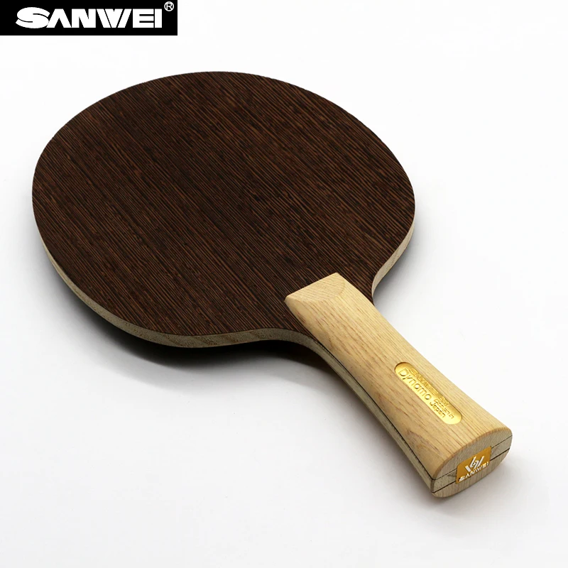 

SANWEI DYNAMO Table Tennis Blade 5 ply wood design Japan Cypress handle Light quick attack ping pong racket bat paddle