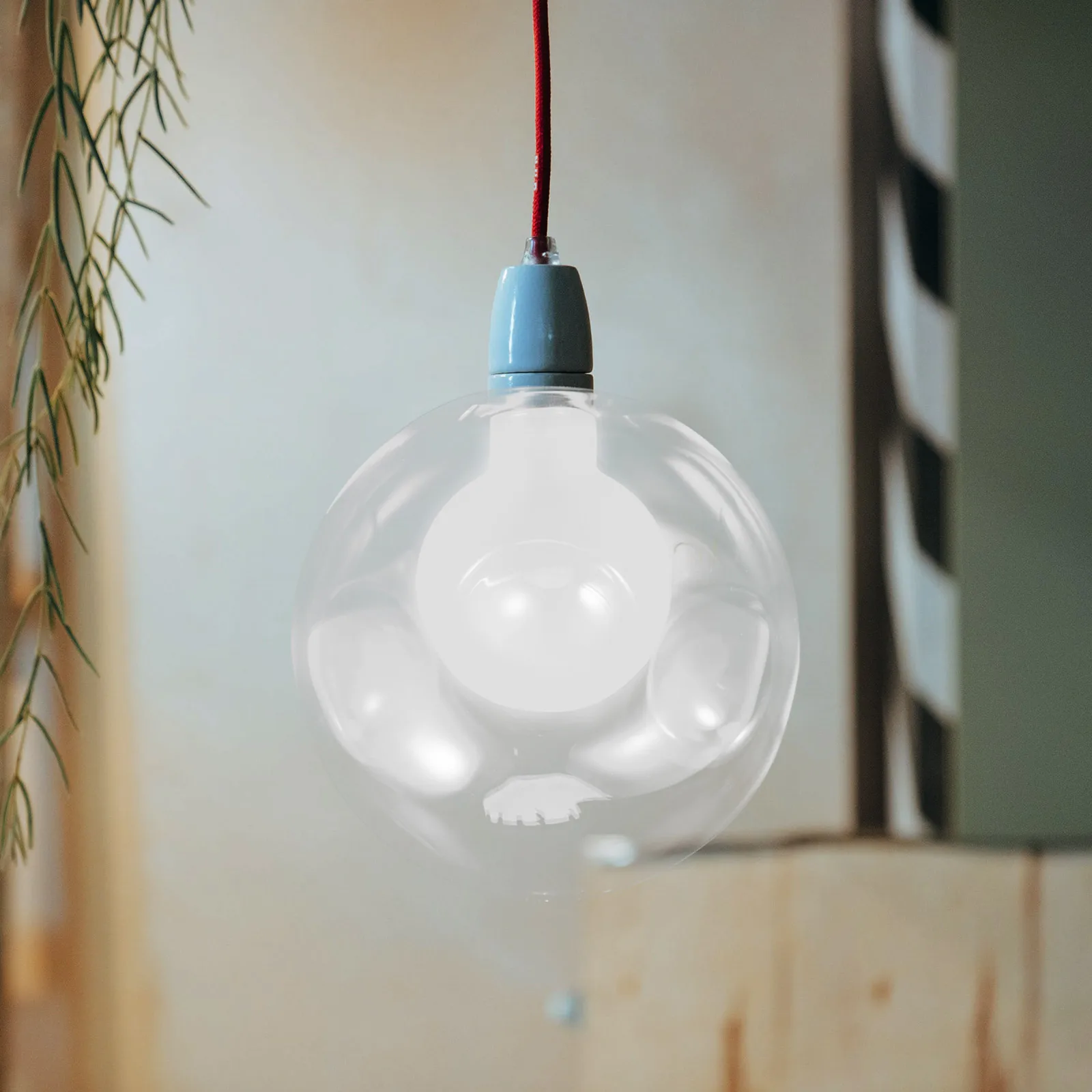 

Replacement Glass Globe Lamp Shade Decorative Clear Glass Lampshade for Pendant Ceiling Light Fixtures Home Office