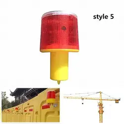 Solar Powered Traffic Warning Light Lâmpada LED PoliceLight para Construction Site Harbor Road Emergency Lighting Atacado