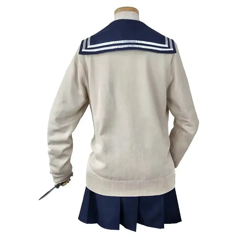 Disfraz de My Hero Academia para Halloween traje de Anime Boku No Hero Academia Himiko Toga JK uniforme suéter abrigo