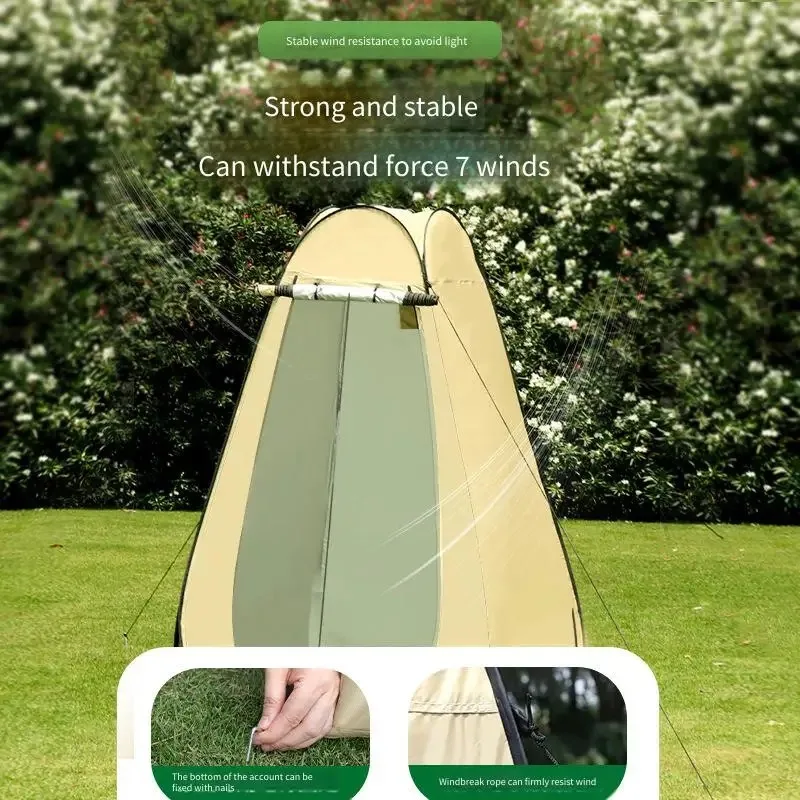1 قطعة 120 سنتيمتر خيمة الاستحمام في الهواء الطلق خيمة المرحاض المحمولة تغيير دش الاستحمام خيمة عبر الحدود غطاء خلع الملابس سهلة التخزين