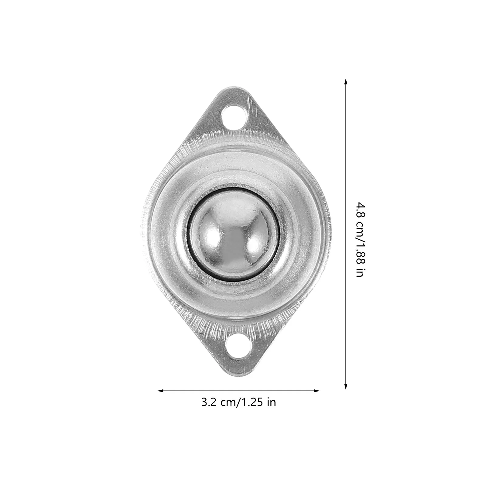 Universal Ball Steel Round Transfer Unit Caster Wheels 360 Degree Roller Bearing Replacement Casters