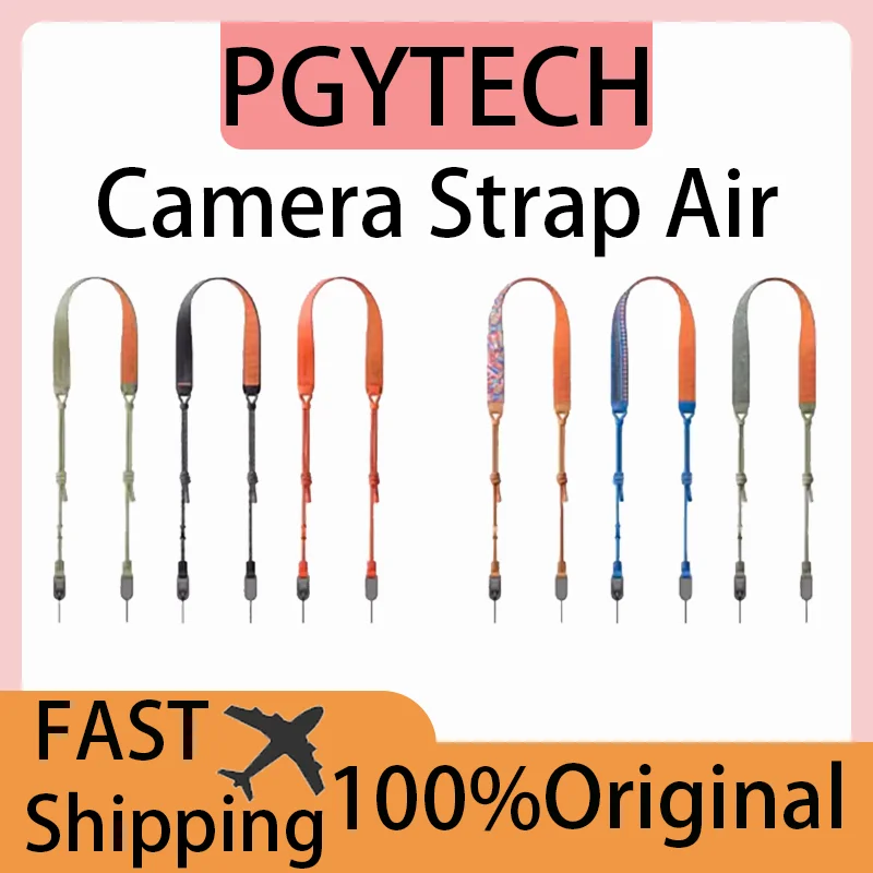 

PGYTECH Camera Shoulder Strap Air Artistic Version Basic Version Adjustable Quick Release With Strap Adapters And Quick Beads