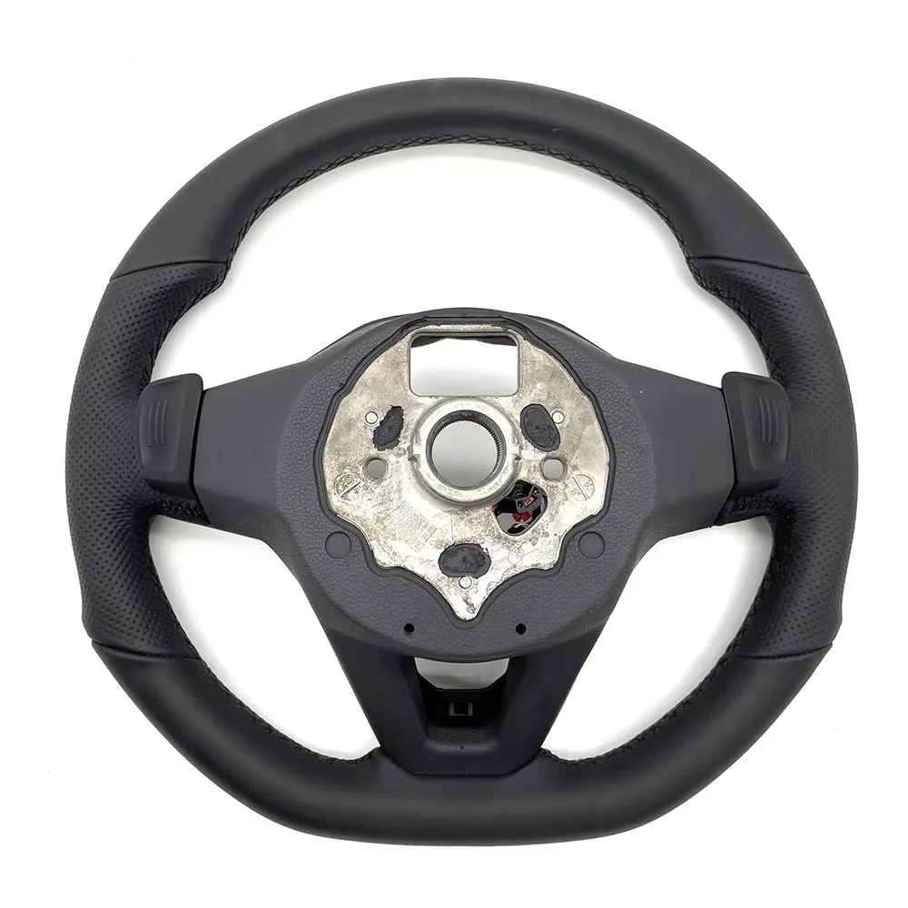 

For VW Passat B8 /Golf MK7 MK8 /Tiguan MK2 Heated Punched Leather MultiFunction Steering Wheel With ACC Shift Paddle Assembly