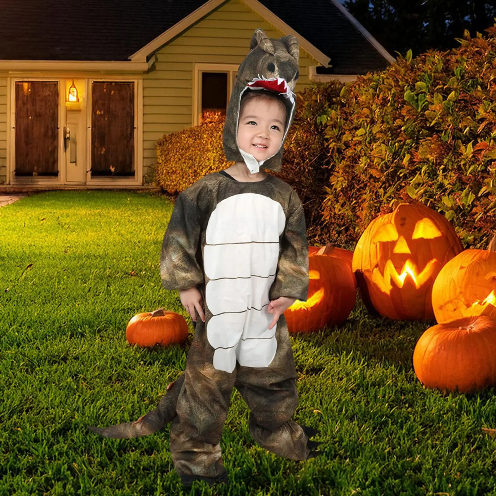 Dinosauruskostuum voor kinderen Leuke comfortabele verkleed Halloween-kostuums voor rol