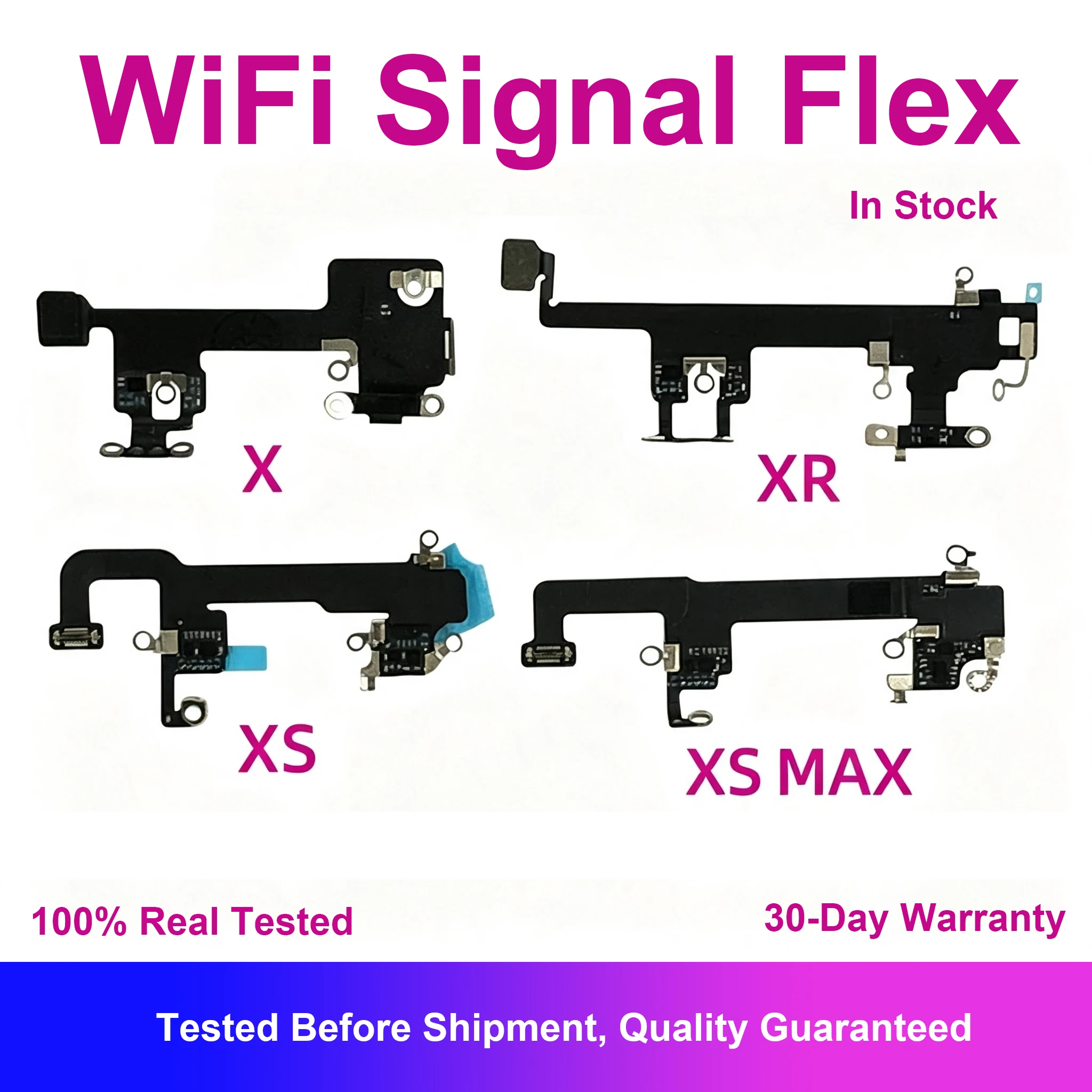 WiFi Signal Antenna Flex Cable For iPhone X XR XS Max Ribbon Wireless Wi-Fi Connect Receiver Buzzer Fix Replacement Repair Parts