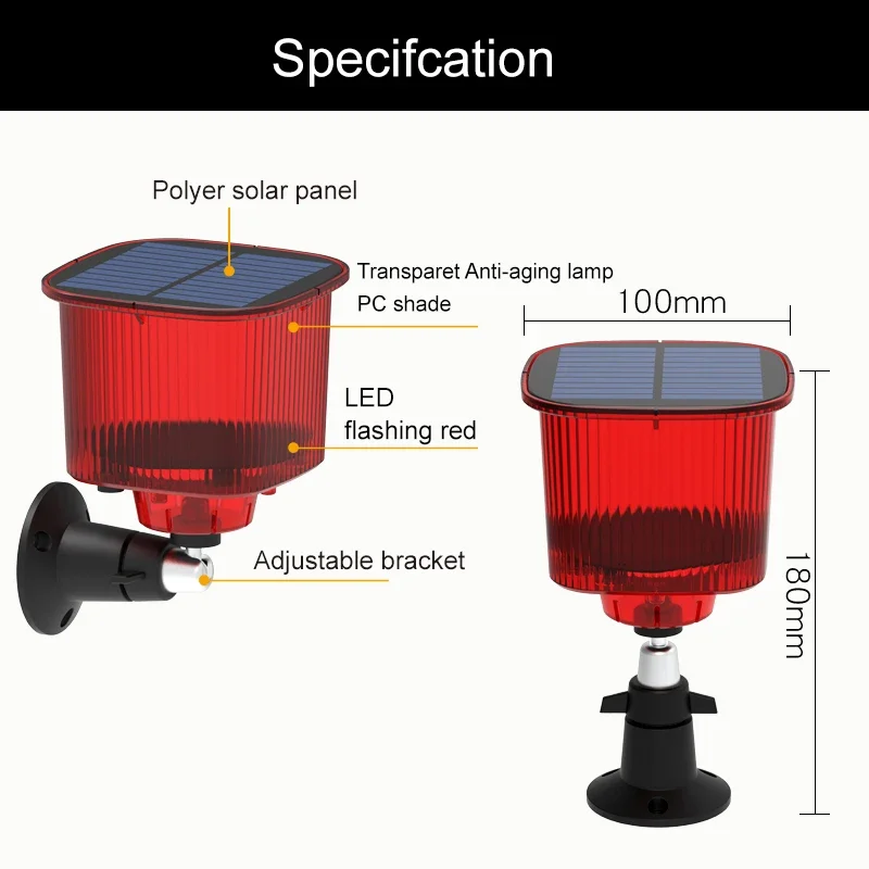 نسخة طبق الأصل من حيوانات الطيور الشمسية ، ضوء إنذار مقاوم للماء ، مستشعر حركة تسجيل ، صفارة إنذار قوية للمنزل ، أمن مزرعة البستان
