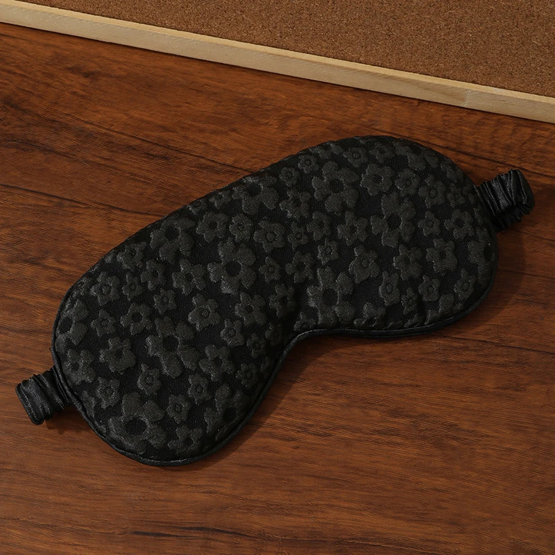 Eye Mask Cool Feeling Breathable Shading Sleep Mask Ultra Soft Light Blocking Eye Cover For Travel Night Sleeping Relaxation view 6