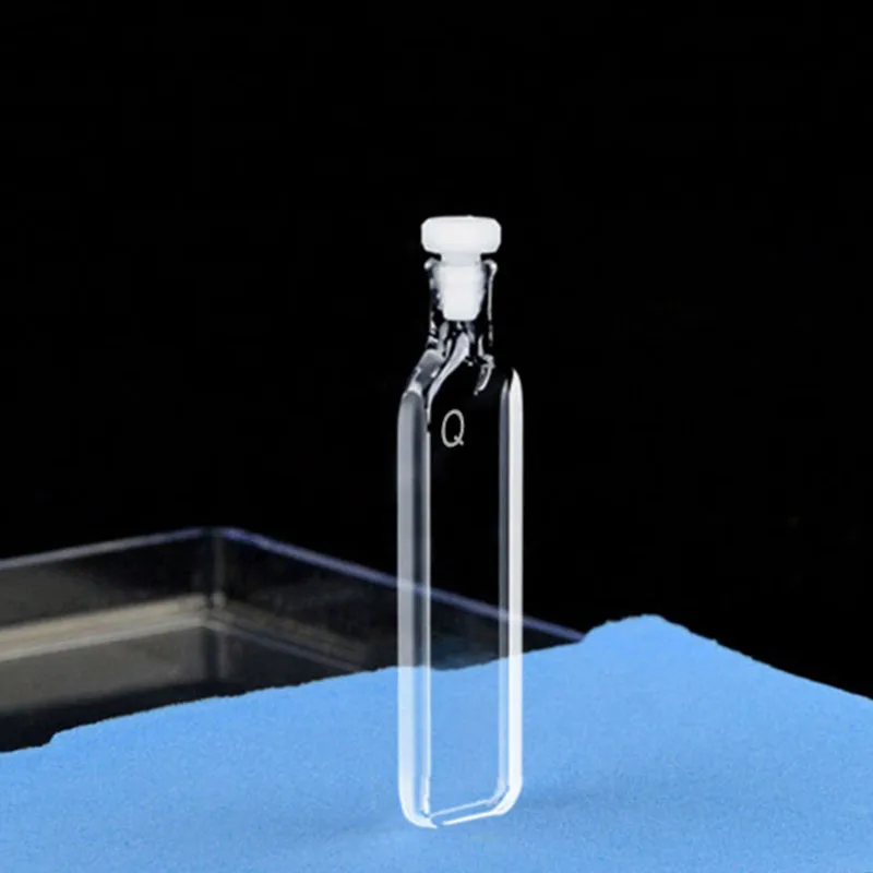 1mm/0.5mm sealed quartz sample bottle with stopper capacity 350ul