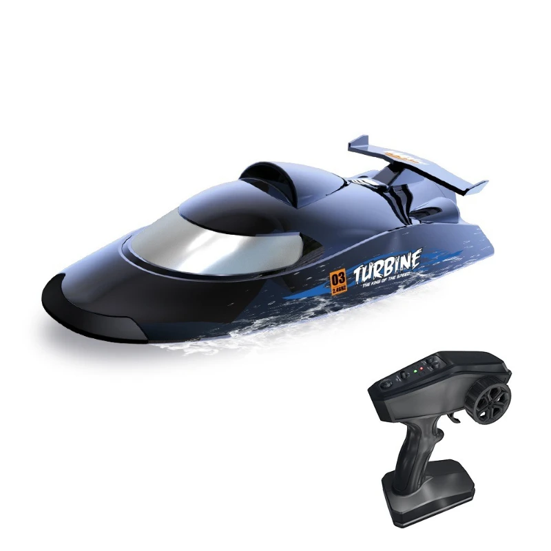 Long endurance remote control high speed stunt electric shark ship
