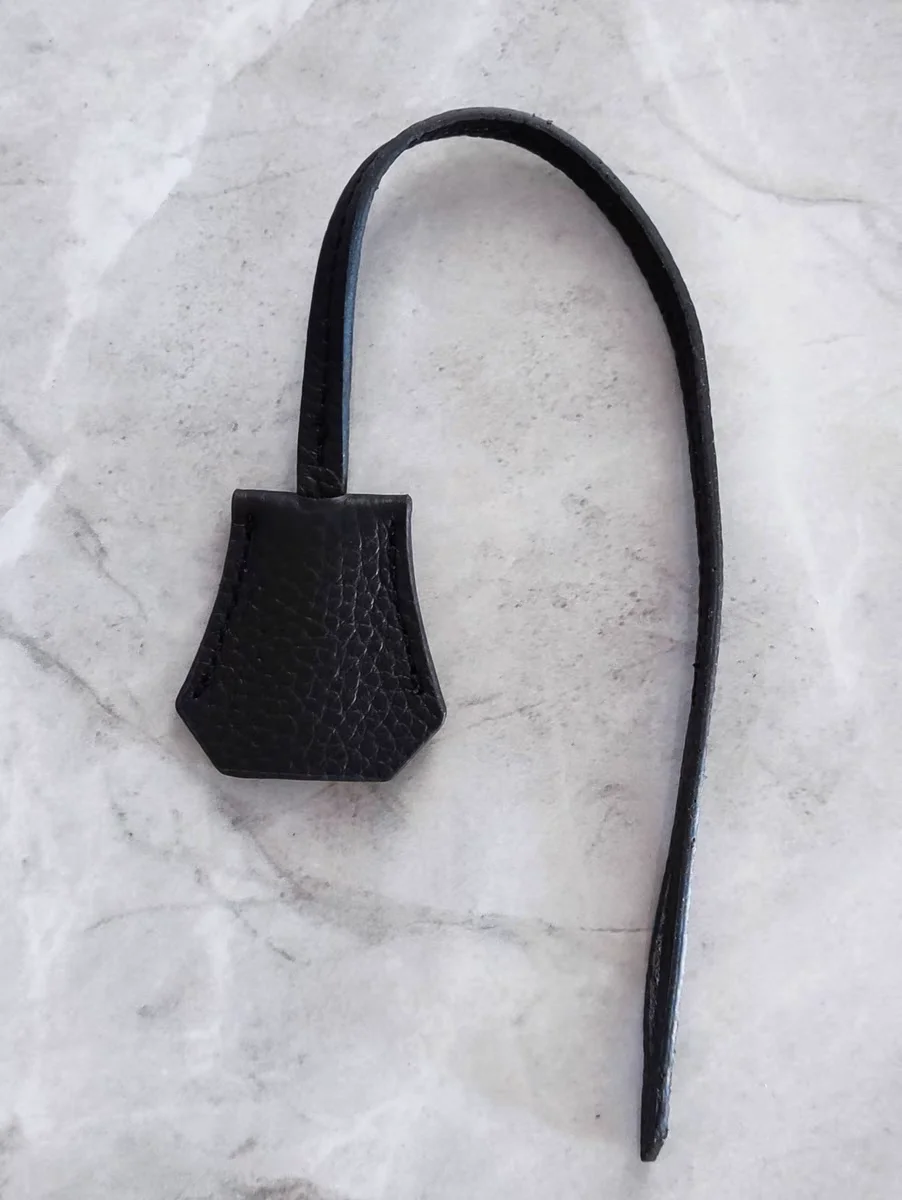 

Clochette Togo Grained Calf Leather Key Bell Label Charm Hanging Tag Strap For H Designer Lady Handbag Women Bag
