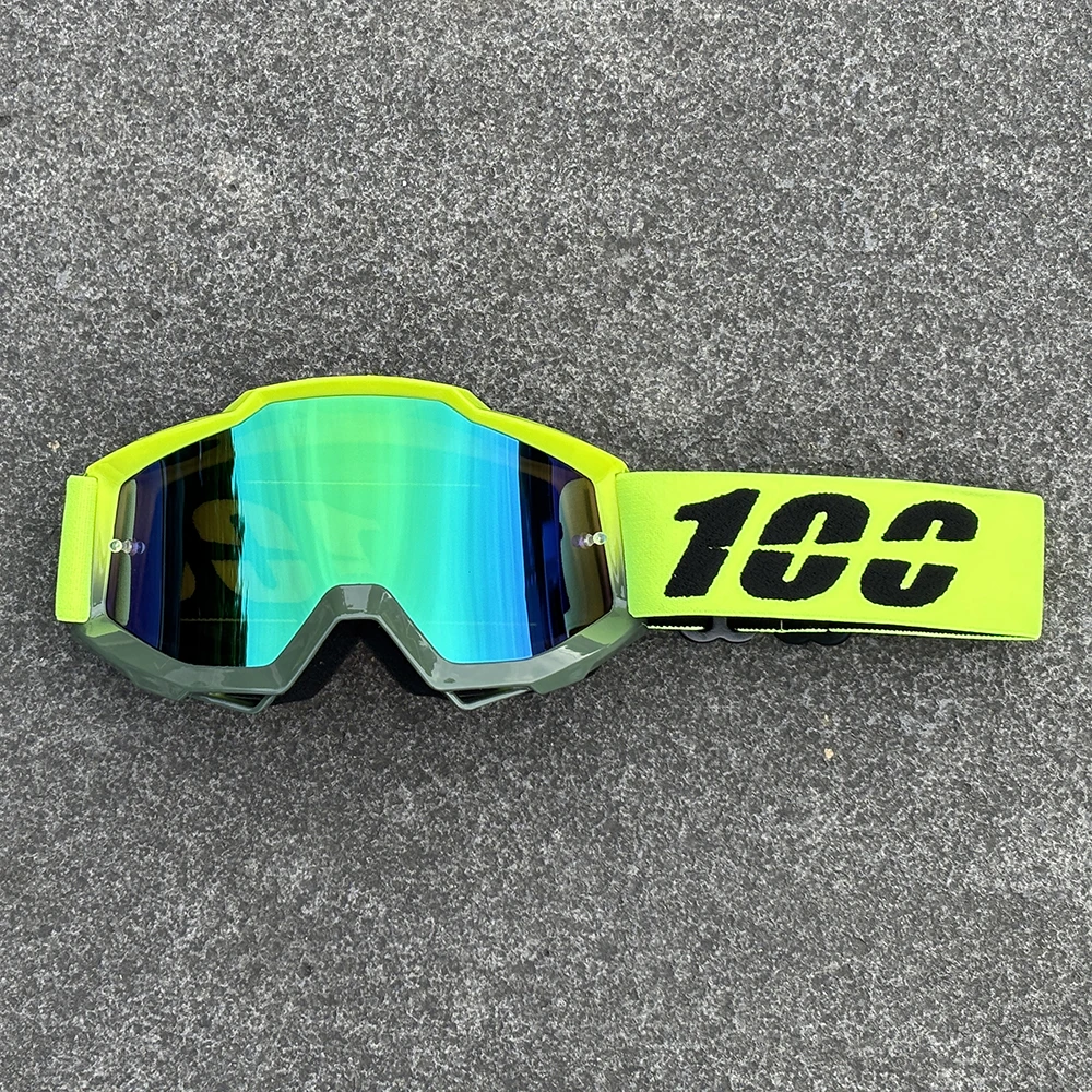 حار 100 دراجة نارية نظارات نظارات موتوكروس نظارات خوذة MX موتو الترابية دراجة ATV التزلج الرياضة في الهواء الطلق الزجاج سكوتر Googles قناع #2