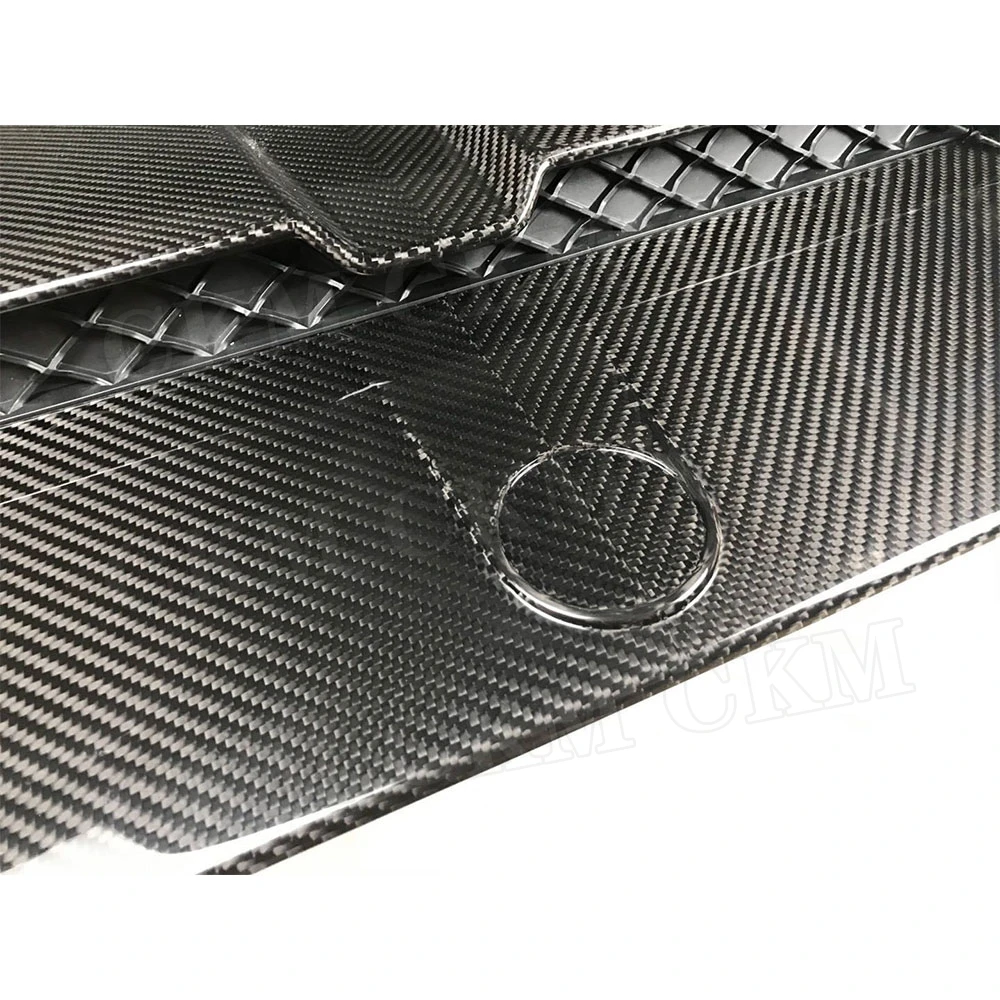 

CKMUUER for Mercedes Benz G Class W463 G500 G550 G55 G63 Dry Carbon Fiber Front Air vent Engine Hood Cover Cap FRP Trims