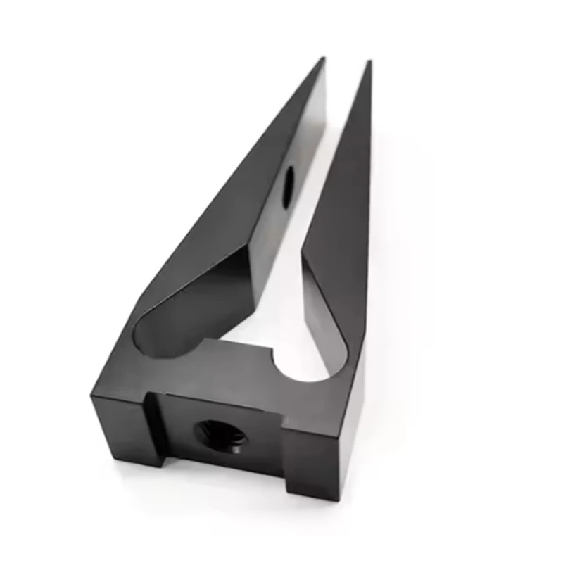 CNC Manufacturer Custom CNC Machining Service Black Sandblasted Anodized Aluminum Parts