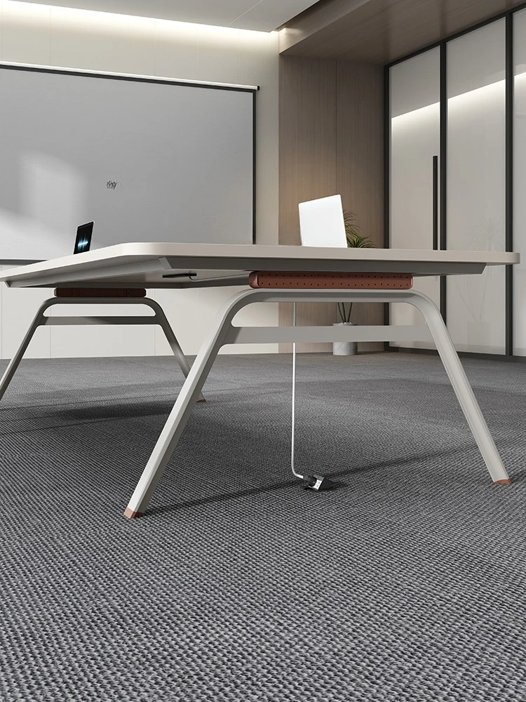 会議テーブル 長テーブル シンプル モダン 小さな受付 オフィス 商談 研修 大会議室