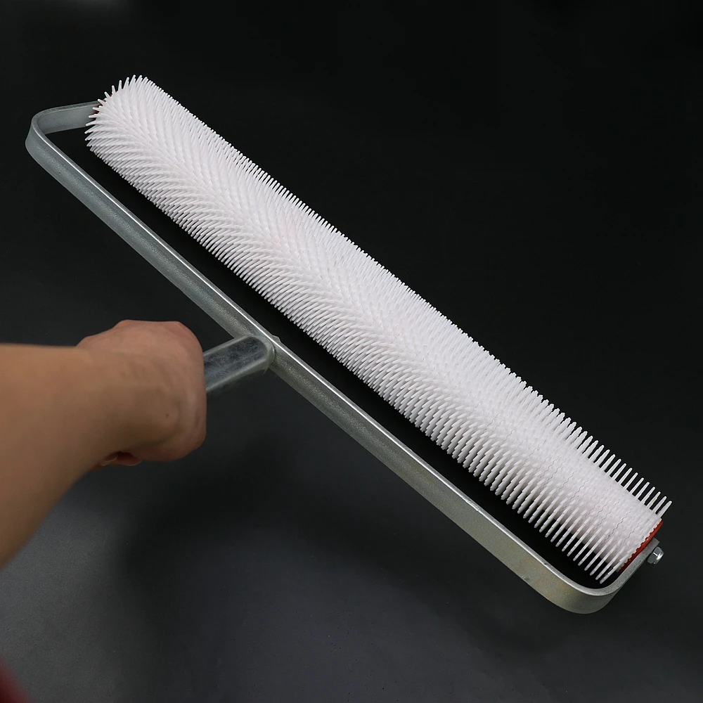 1Piece Floor Roller Self-Leveling Cement Defoaming Tools Self-Leveling Scraper Defoaming Roller Brush Construction Tool