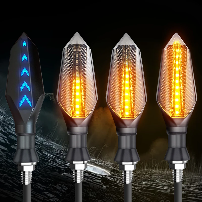 

Motorcycle Turn Signal Lights LED Moto Flashing Lightings For YAMAHA VMAX 1200 DRAG STAR 400 XJ6 TTR250 XVS 1300 TENERE 700