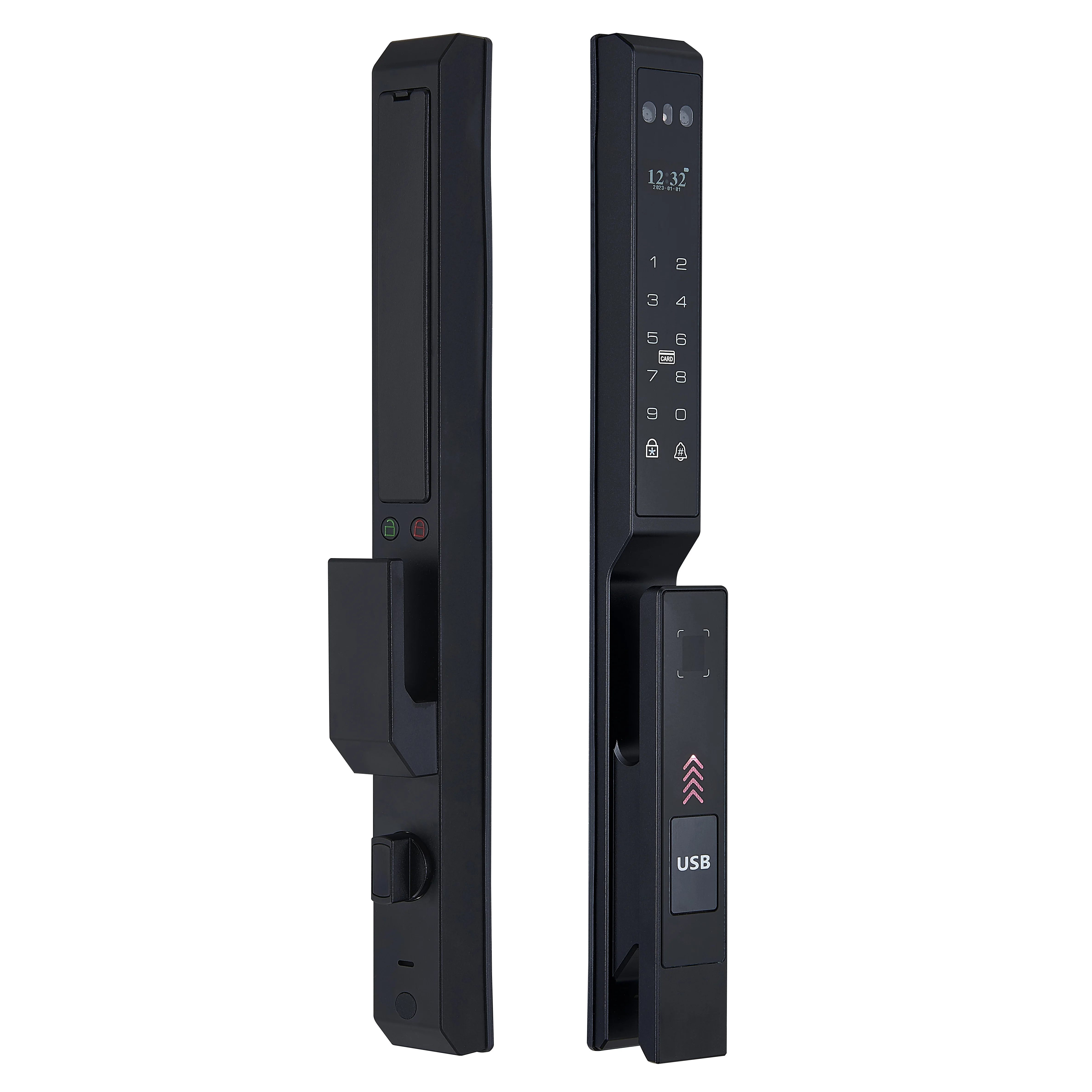 

automatic Biometrical Electronic Smart Door Lock with TUYA APP fingerprint smart card password key unlock digital locks