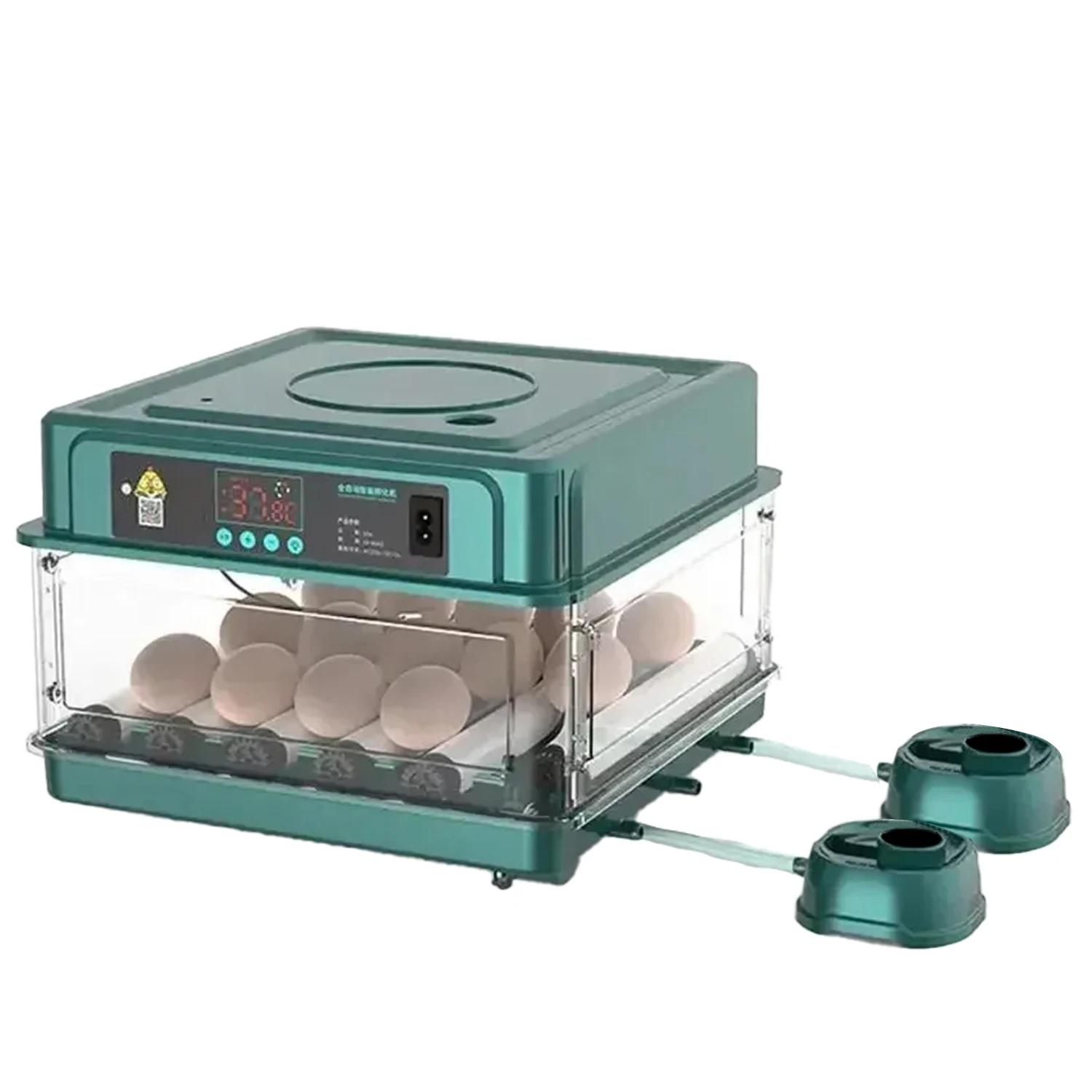 9/15/30/48 Egg Incubator With Drawer Type Mini Egg Incubator Automatic Water Ion Replenishment And Temperature Control Incubator