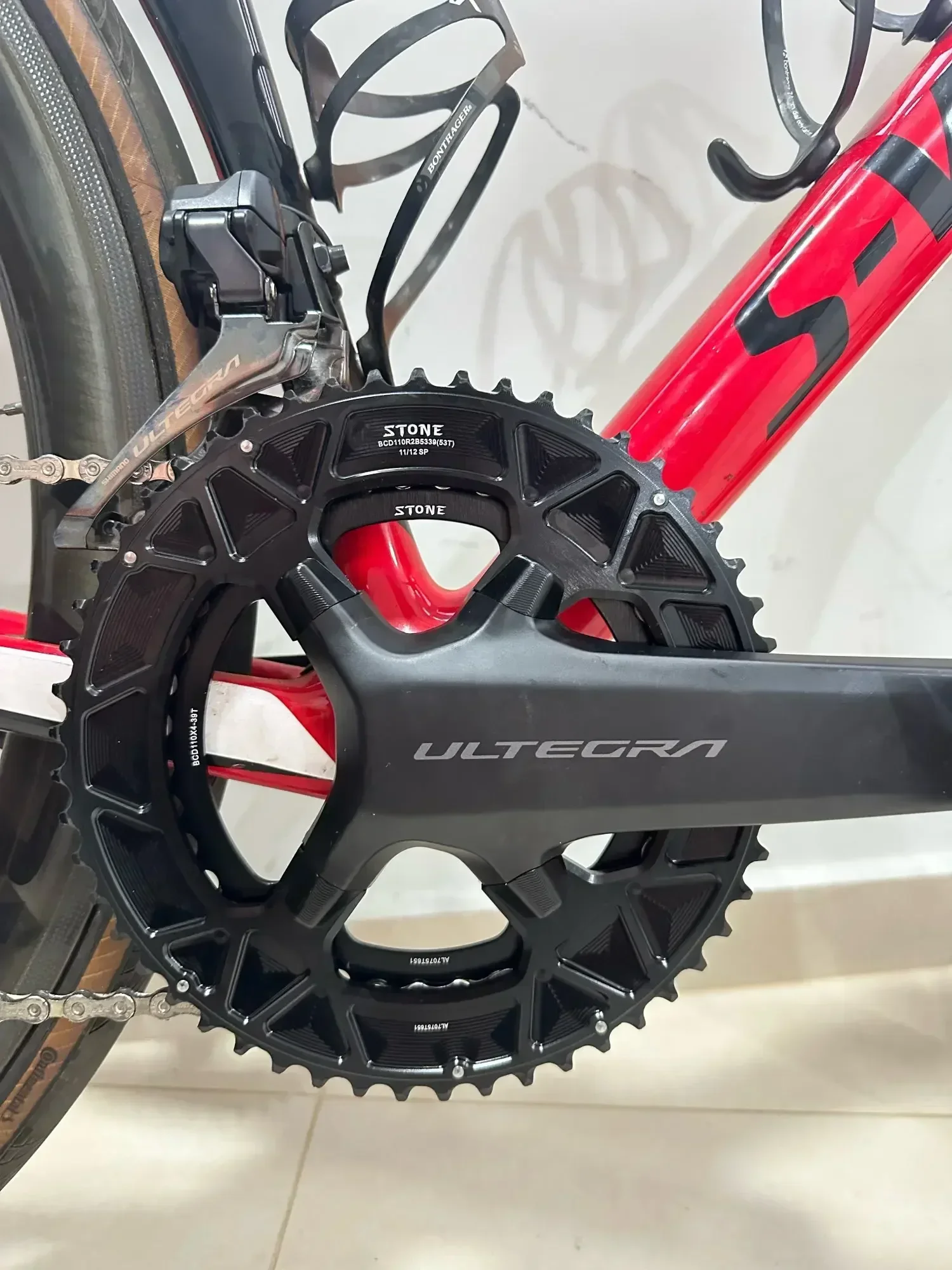 Shimano-ラウンドダブルチェーンリング,shimano 105,r7100,ut r8100,da
