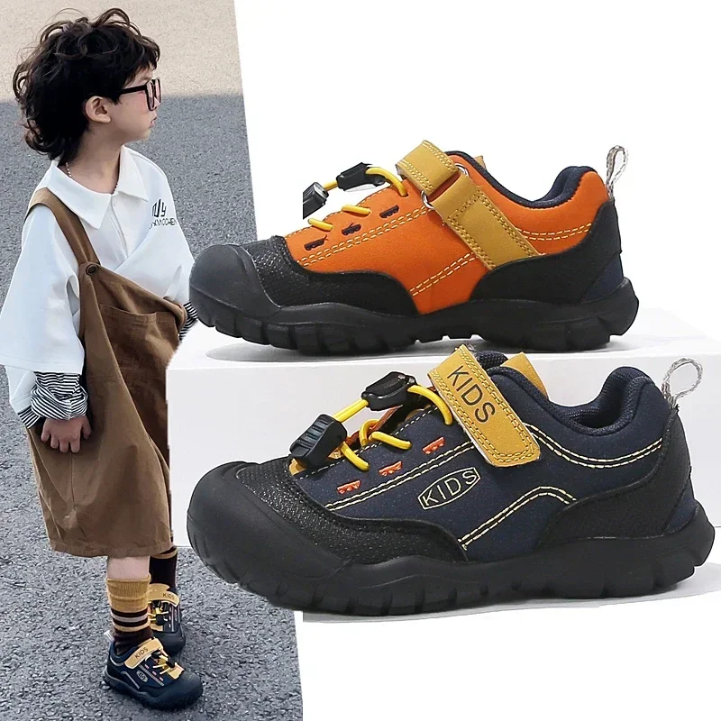 

Children Casual Shoes Toes Capped Soft Sole Kids Sneakers Non-slip Comfortable 2025 New Fashion Boys Girls Sports Shoes Trendy