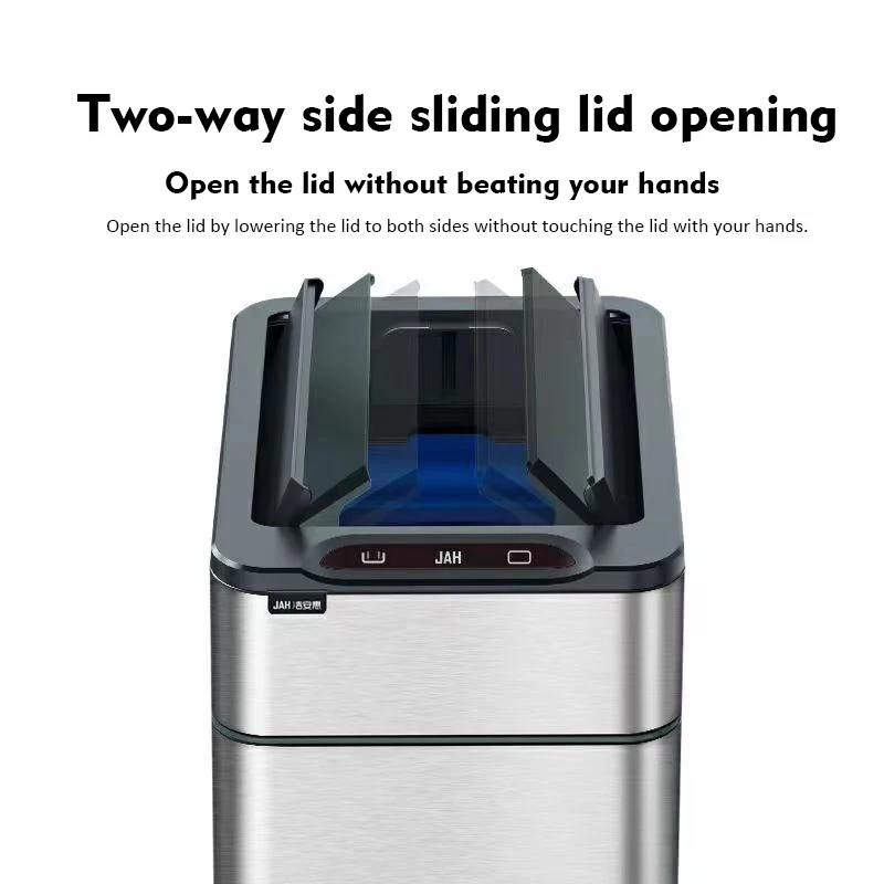 20L 30L 60L Large Stainless Steel Garbage Bin Home Automatic Sensor Waste Bins Garbage Can Wastebasket Smart Trash Can Kitchen