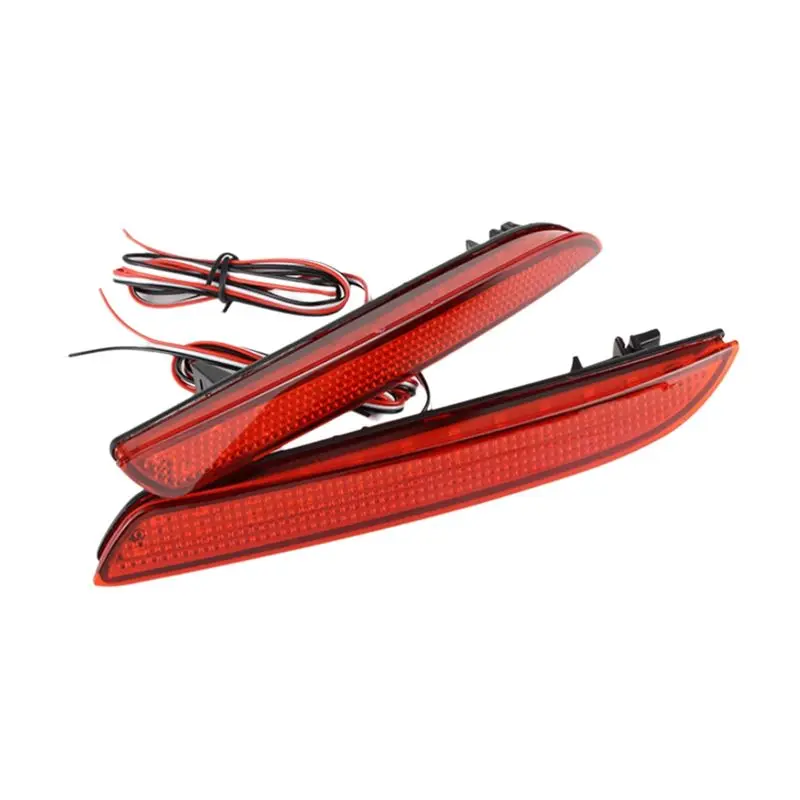 

ABHX-Car Rear Bumper Reflector Brake Light Led Taillight HO1185103 HO1184103 For Honda CR-Z Insight CR-V FIT