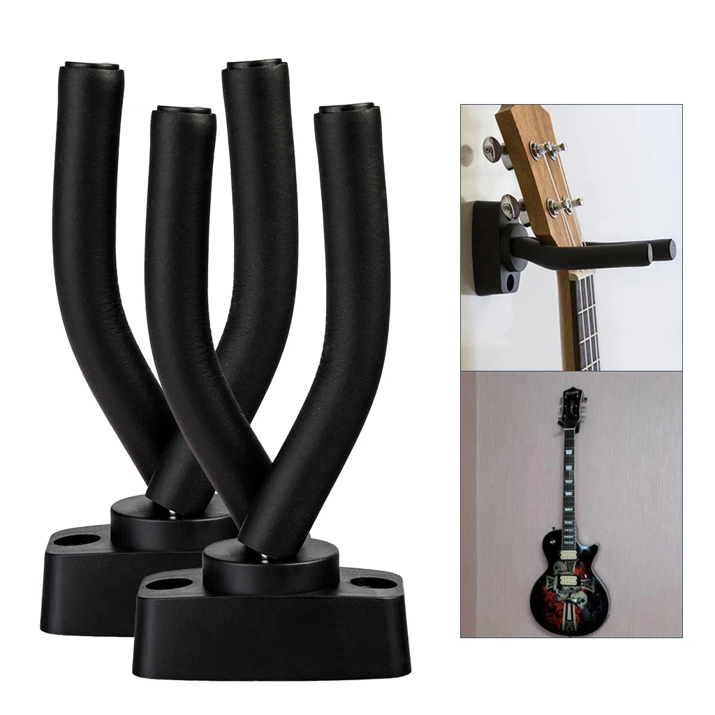 2PCS Adjustable Vertical Display Storage Rack Gun Guitar Baseball Bat Holder Hanger Hook Wall Mounted Guitar Hook