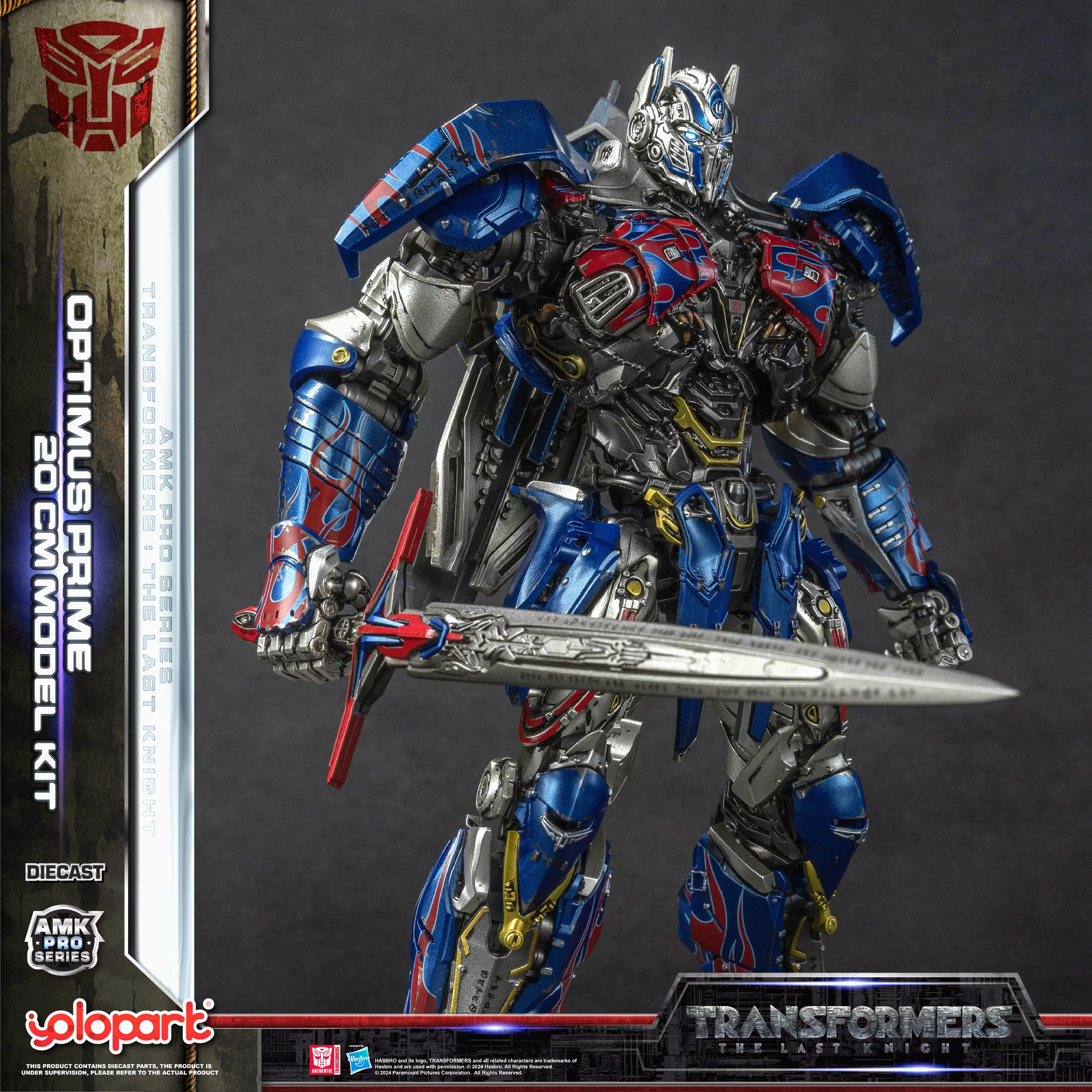 YOLOPARK Transformers Model: De Laatste Ridder AMK PRO Serie 20 cm Optimus Prime Model Kit Actiefiguren Speelgoed Voor Jongen mannen