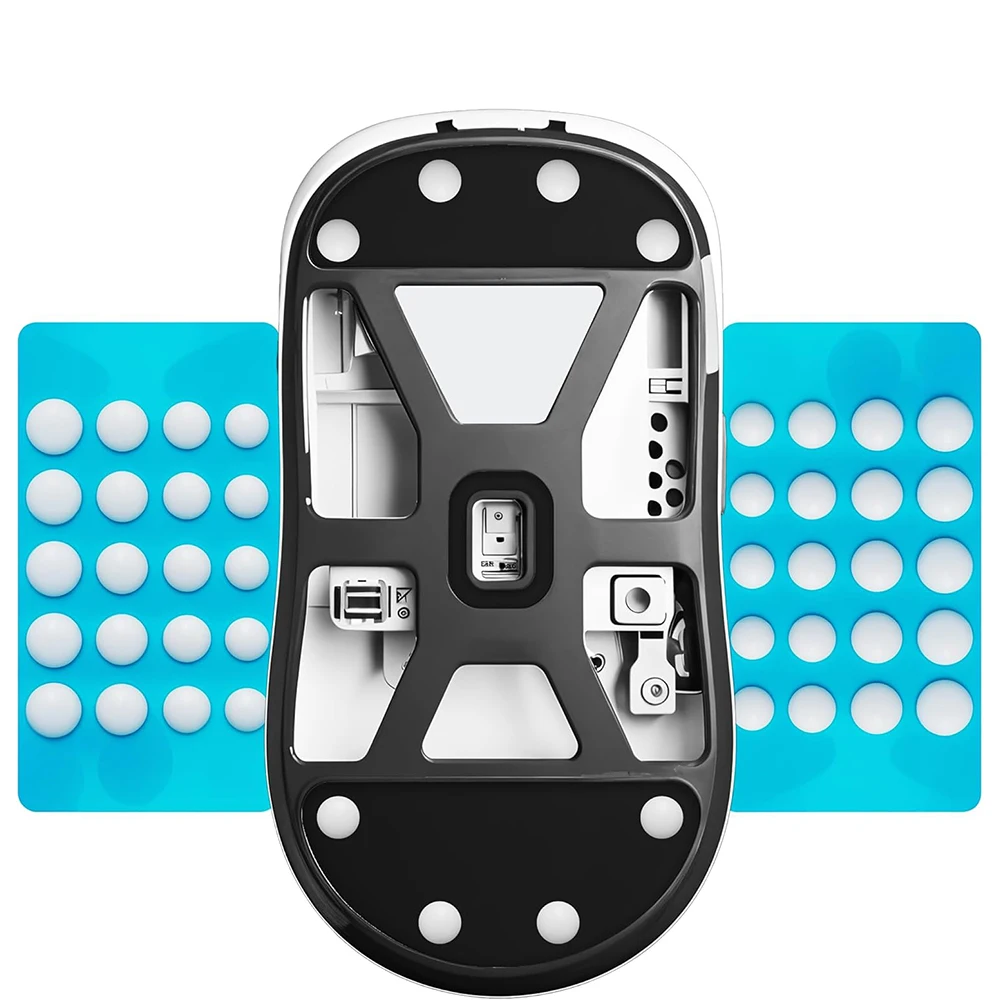 2 Pcs/40 Small Dots Speed Mouse Skates Offers Excellent Wear Resistance Speed & Control Abrasion Resistance Move More Smoothly