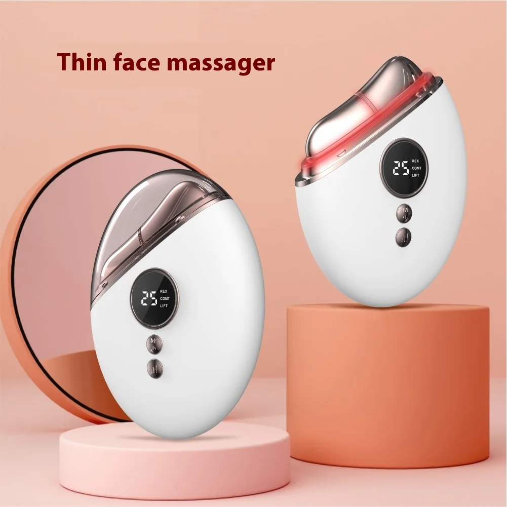 

Massager Face Roller EMS Vibration Heating Massage Face Skin Rejuvenation Skin Tightening Beauty Device Face Lifing Thin Tools