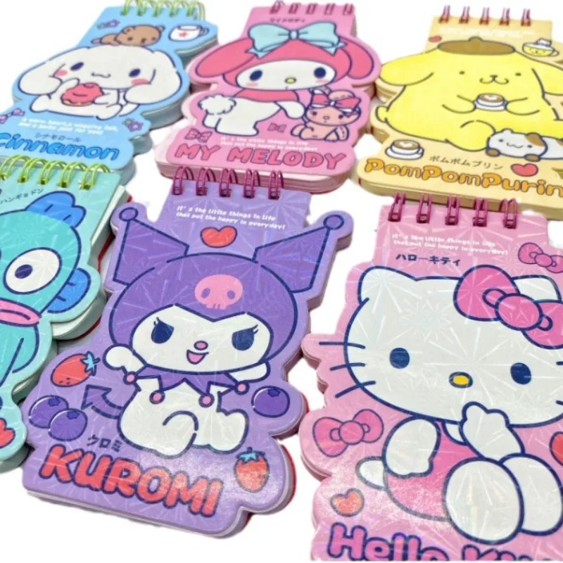 Sanrio Hello Kitty My Melody Cinnamoroll  Styling Coil Diy Pendant Coloring Page Notebook Note Stationery Supplies Kid Gifts