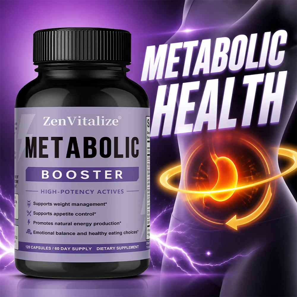 Metabolic Supplement Capsules, Support Weight Management, Appetite Control, and Promote Natural Energy Production