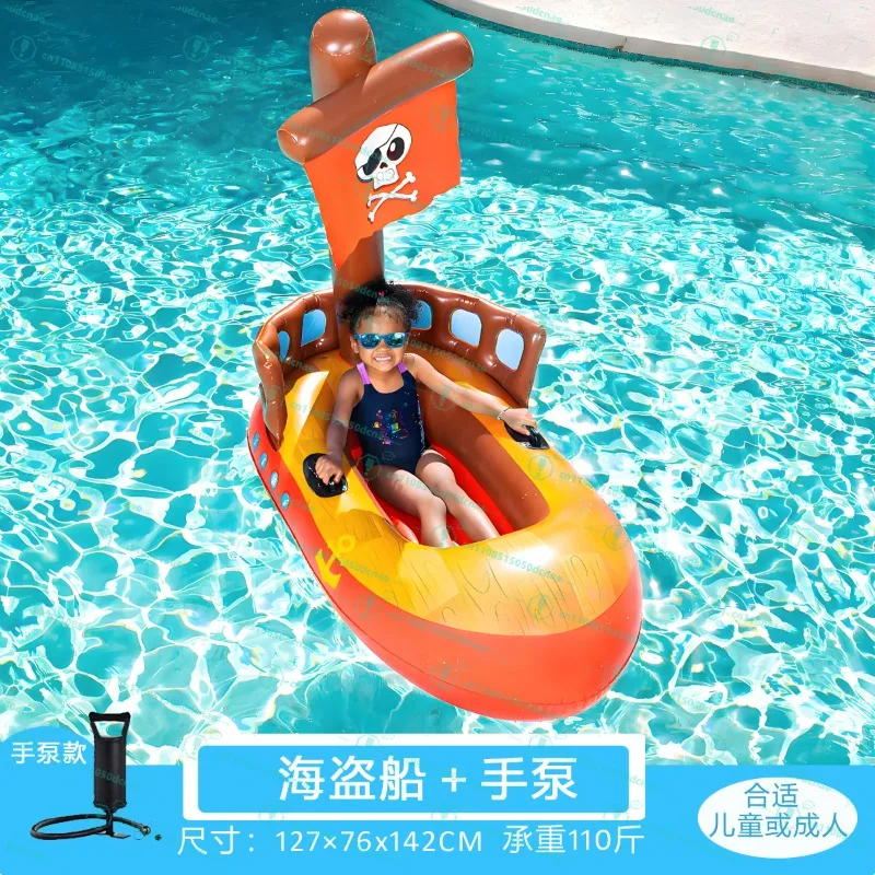 bateau-pirate-gonflable-pour-enfants-flottant-sur-l'eau-avec-coussin-d'air-petit-bateau