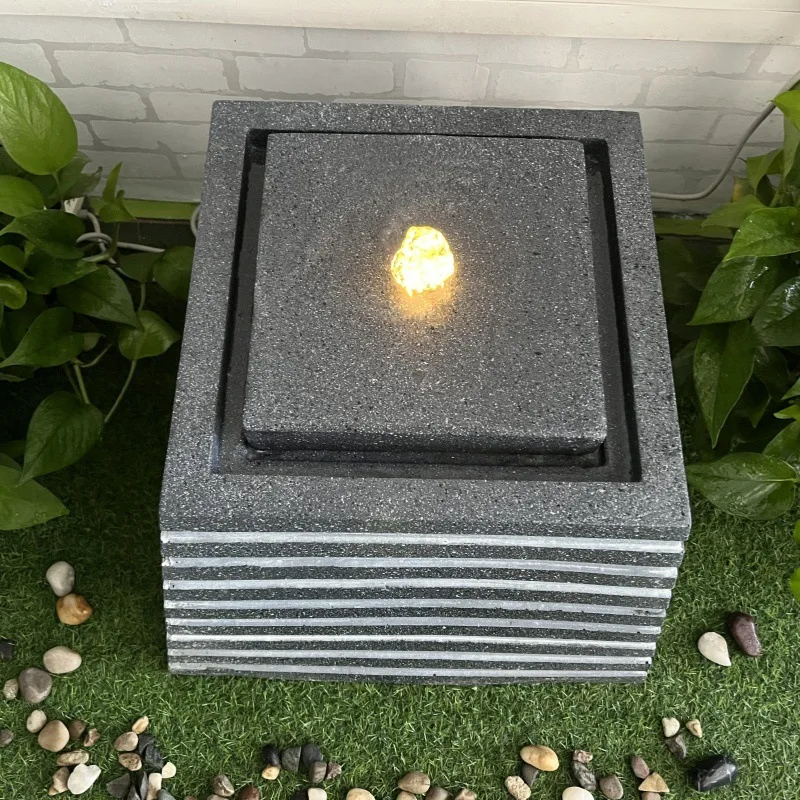 Outdoor creative flowing water ornament, garden water feature, interior decoration can be changed to size, production and wholes