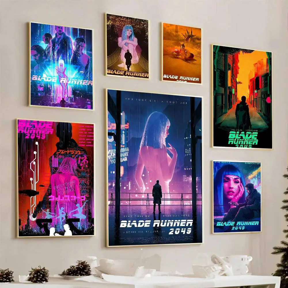 Poster High Quality Print Waterproof Wall Art Sticker For Bar Living Room Decor Gift Classic Movie Blade Runner 2049