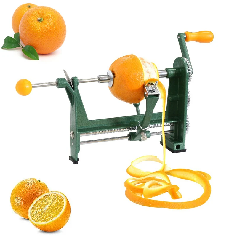 Manual Household Apple Orange Potato Fruit Vegetables Rotary  Peeler Machine Multi-function Stainless Steel Kitchen Tool