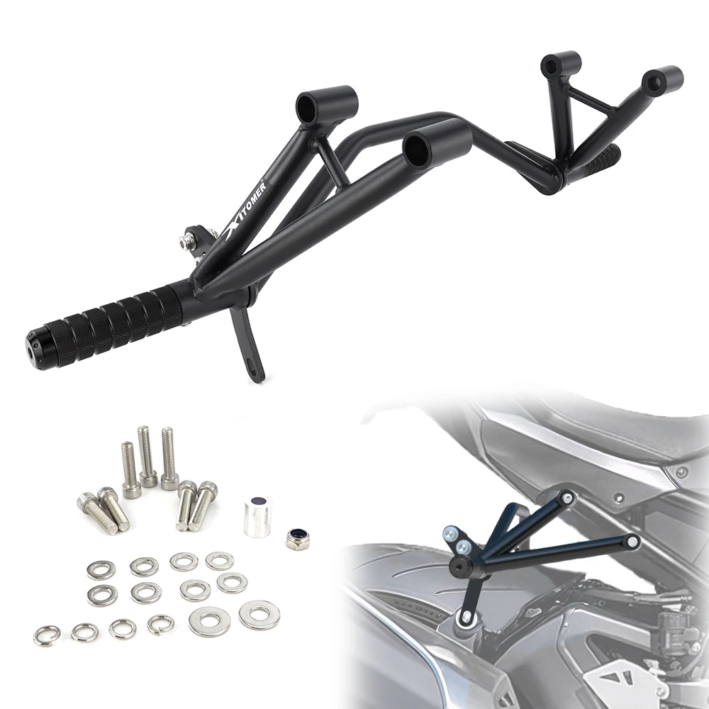 

Motorcycle Rear Footrests Subcage Fit For Kawasaki Z H2 ZH2 SE 2020 2021 2022 2023 Peg support Stunt Step Plate Stunt Protection