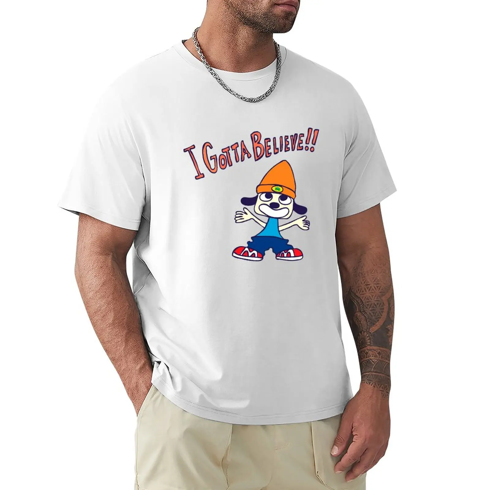 

PaRappa - I Gotta Believe!! T-Shirt blank t shirts aesthetic clothes graphics t shirt mens tall t shirts