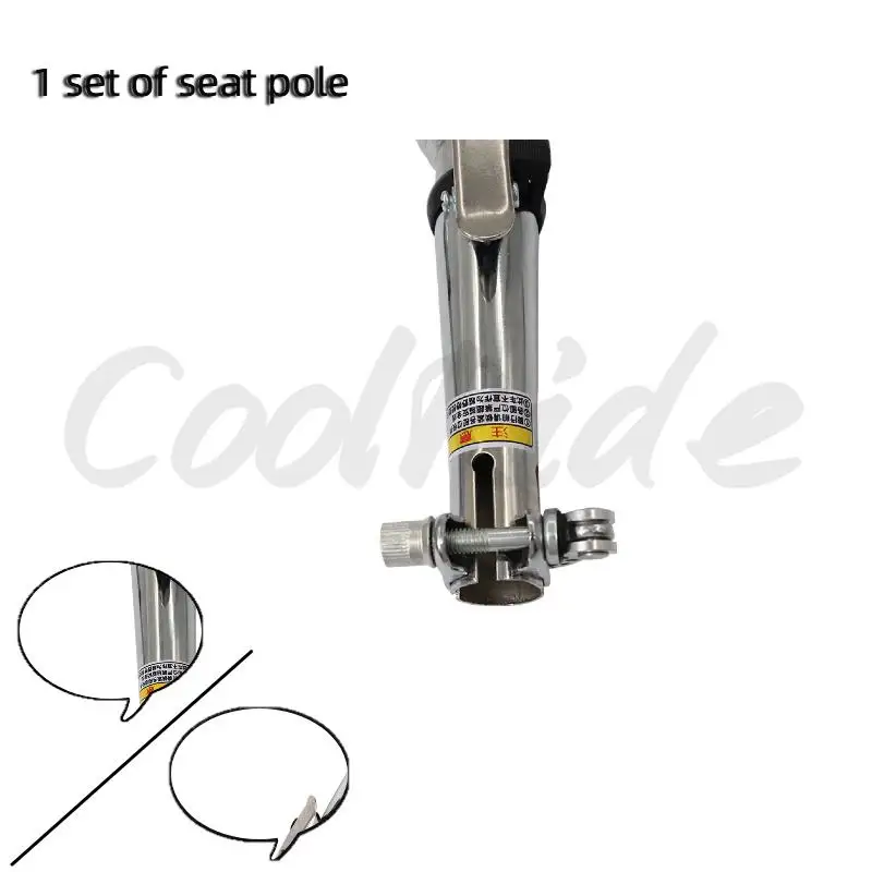

Electric scooter horizontal folding vertical pole with handle for supporting tube for Little Dolphin scooter