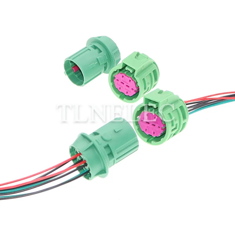 8 Pin Way Auto Headlight Plug Wiring Harness Car Electronic Connector With Wires For Fiat 500X Pendor 500 13606031X