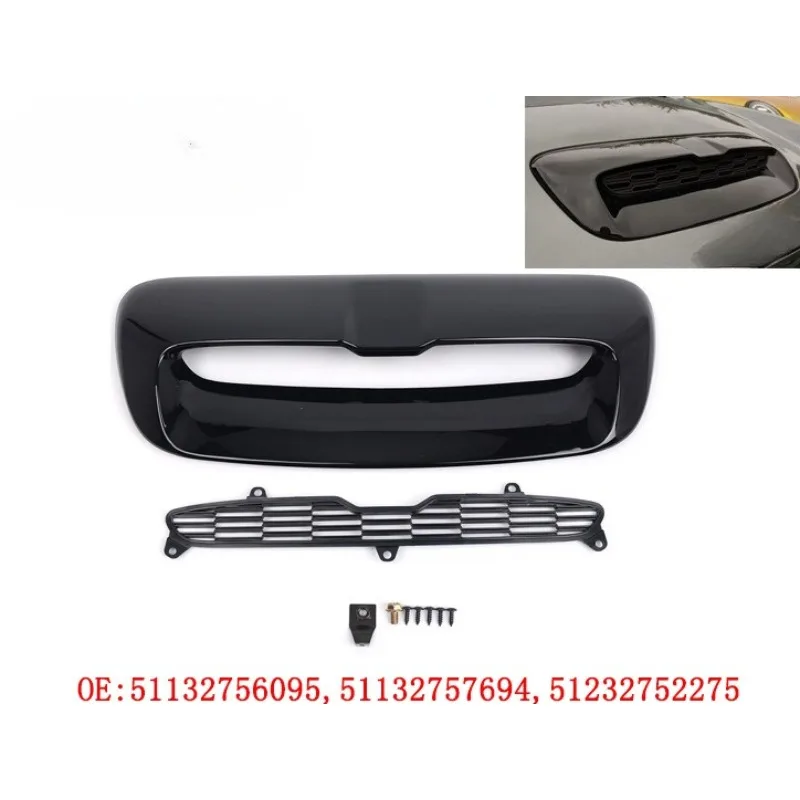 

Для Mini Cooper S R55 R56 R57 R58 R59 2007-2013: Воздухозаборник капота, глянцевый черный, 51132756095, 51132757694, 51232752275