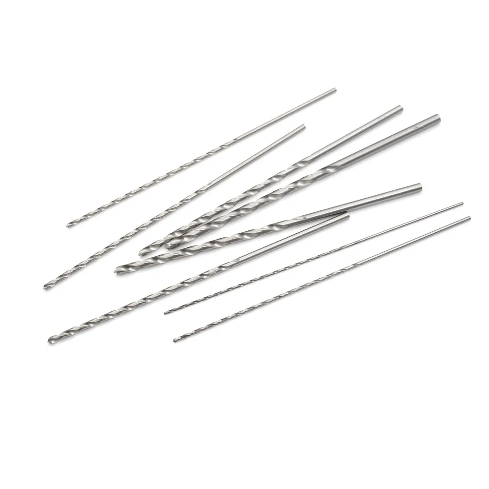 1.5mm/2mm/3mm/5mm Diameter Drill Bit Extra Long HSS Straight Shank Auger Twist Drill Bit Set Power Tool 160mm