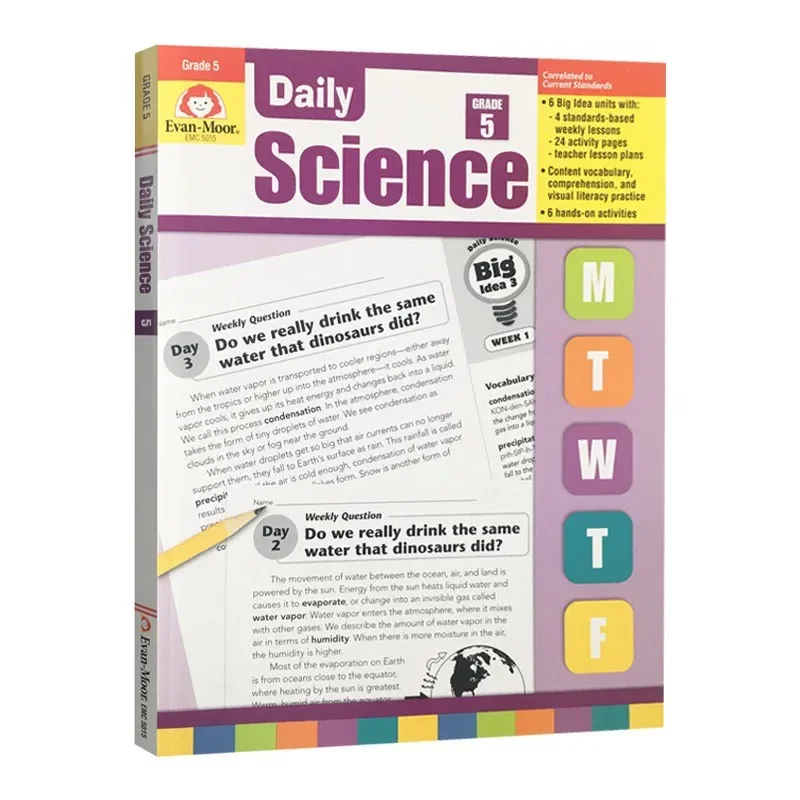 

Evan-Moor Daily Science, Grade 5 TE Workbook,aged 9 10 11 12, English book 9781596739291