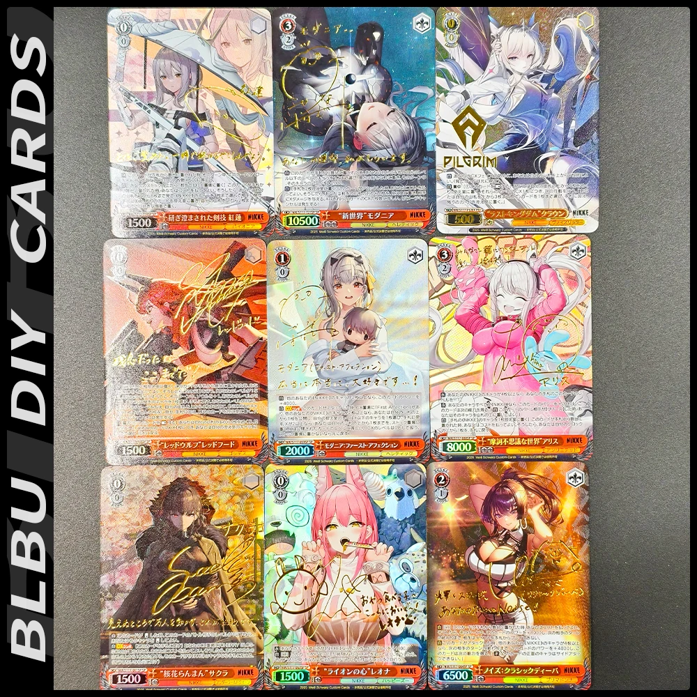 بطاقات BLUBU WS NIKKE Weiss Schwarz بطاقة آلهة النصر مثير ACG Weib لعبة بطاقة توقيع لتقوم بها بنفسك بطاقات أنيمي القابلة للجمع #3