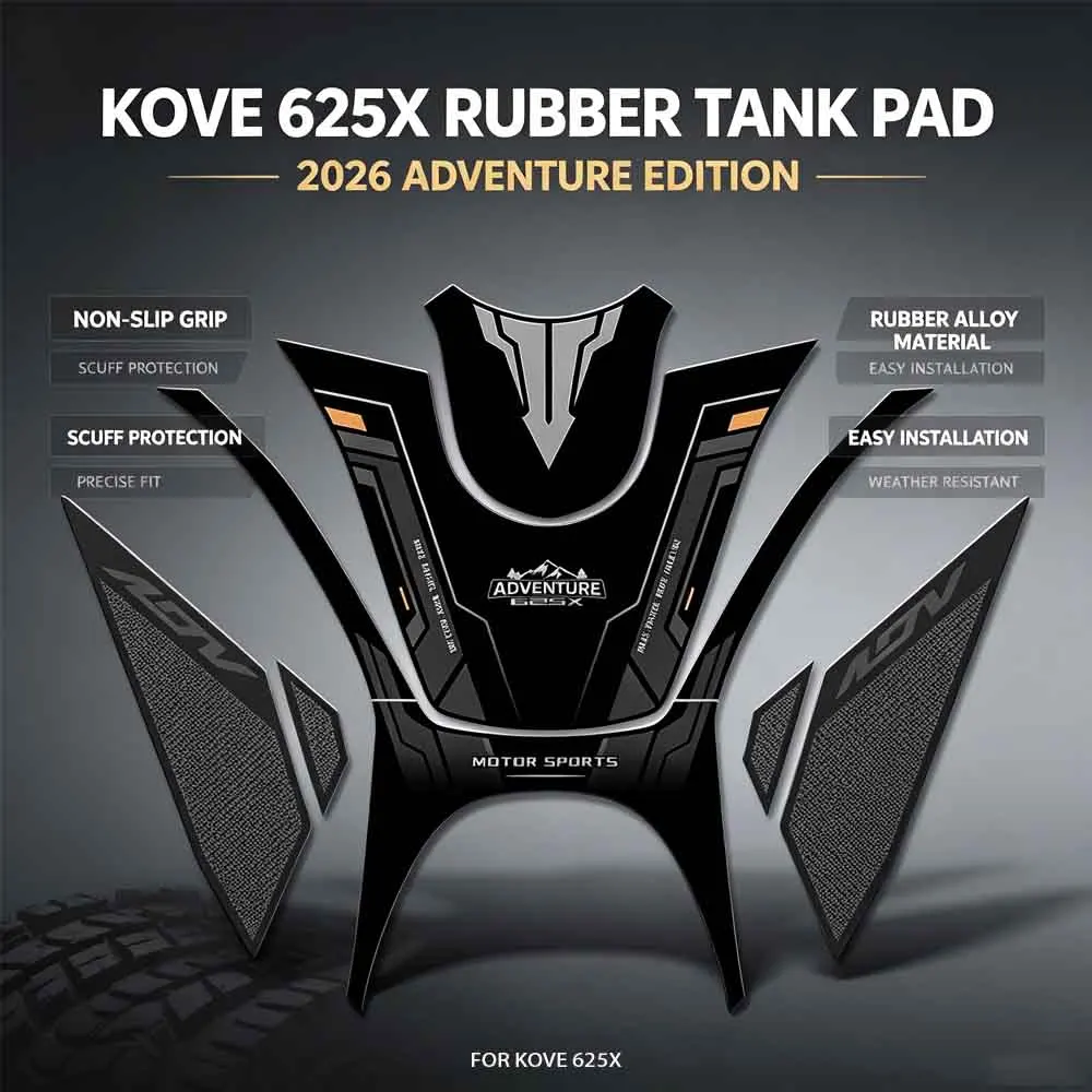 FOR 2026 KOVE 625X KOVE625X Motorcycle Mod Decor Tank Protector Decals Accessories Anti-Abrasion Rubber Fuel Tank Stickers