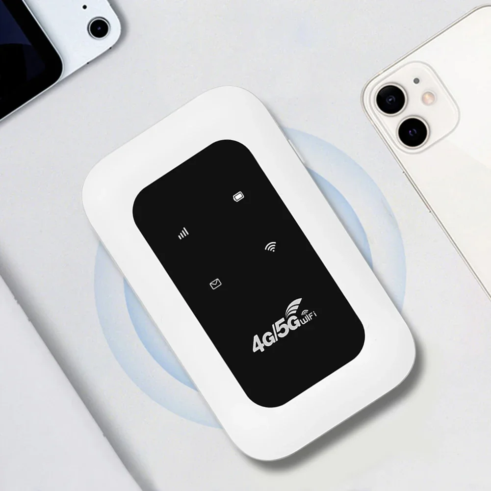 4G/5G موبايل واي فاي راوتر 150Mbps 4G LTE موبايل واي فاي هوت سبوت 2100mAh راوتر لاسلكي محمول مع فتحة لبطاقة Sim للسيارة الخارجية