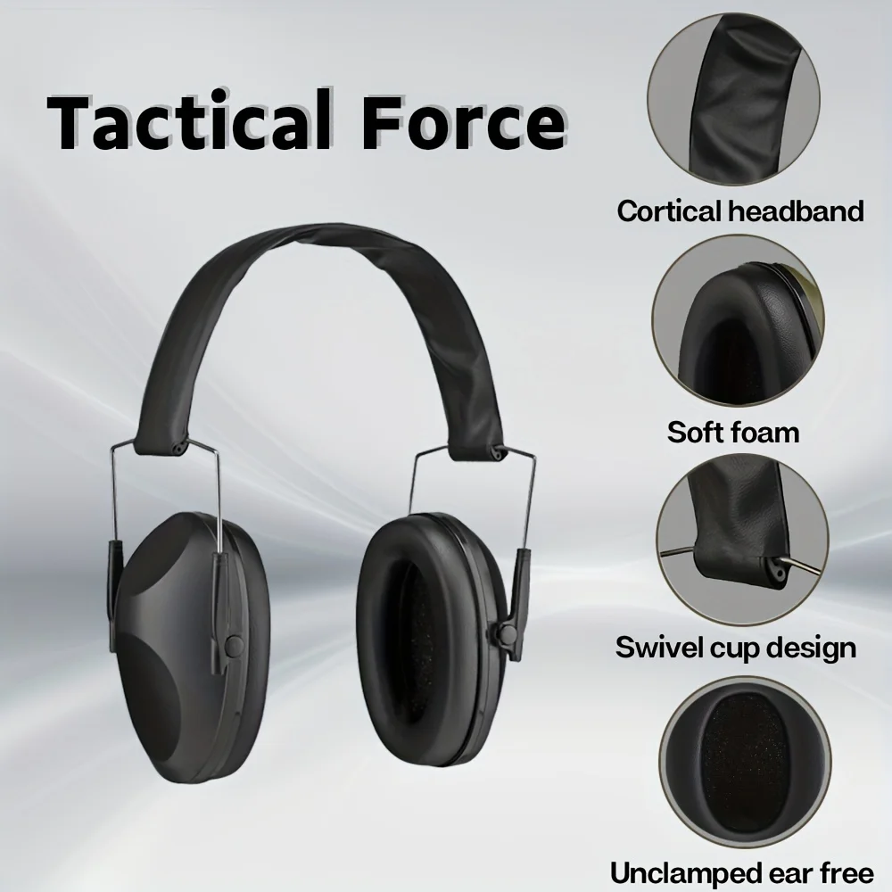 Ear Protector Earmuffs for Shooting Hunting Noise Reduction Hearing Protection Protector Soundproof Shooting Earmuffs Tactical